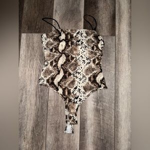 SNAKE SKIN BODYSUIT